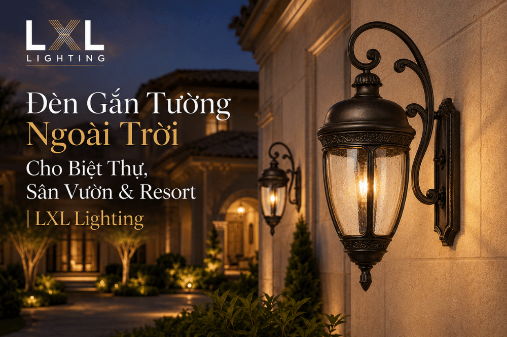 Đèn tường ngoài trời hiện đại
