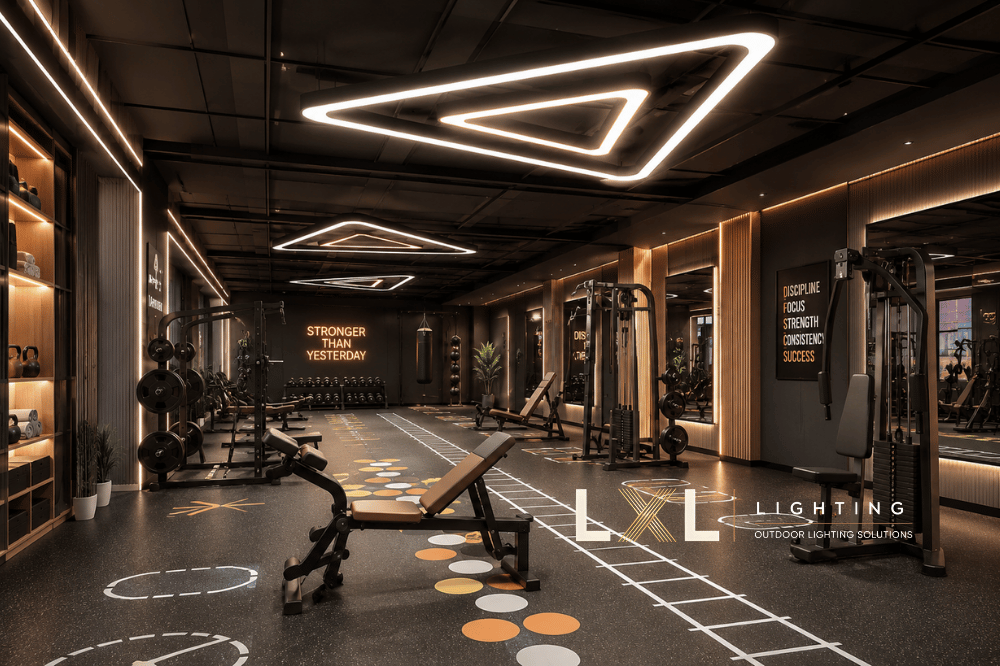 Đèn Nhôm Profile Cho Phòng Gym & Fitness