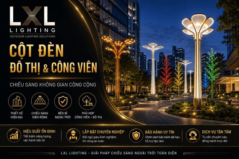 Cột Đèn Đô Thị & Công Viên