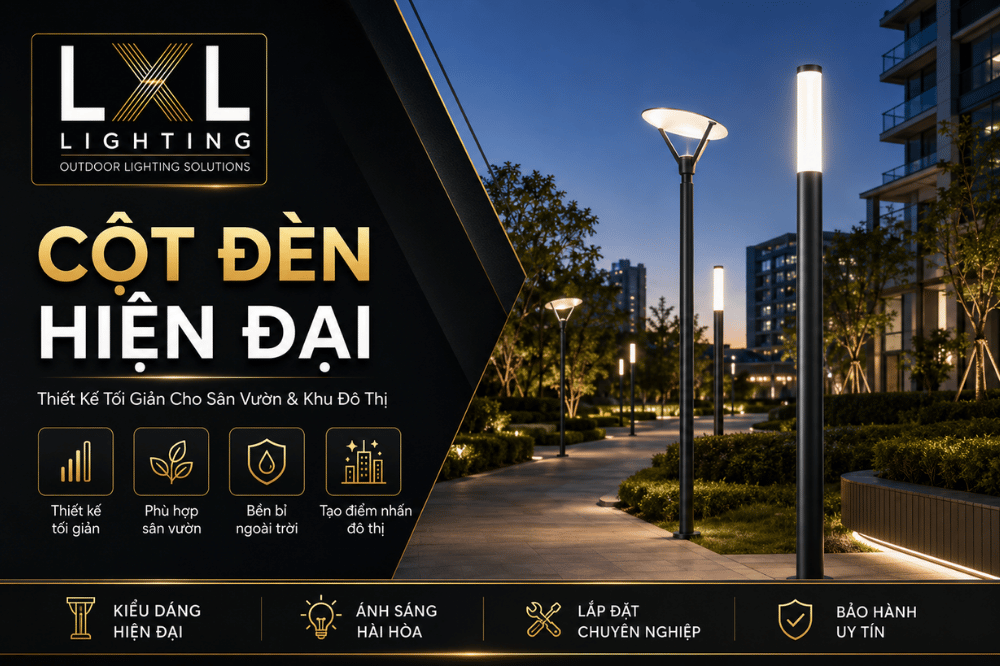 Cột Đèn Hiện Đại