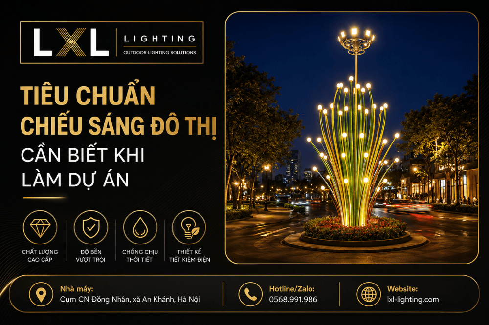 Tiêu Chuẩn Chiếu Sáng Đô Thị Cần Biết Khi Làm Dự Án