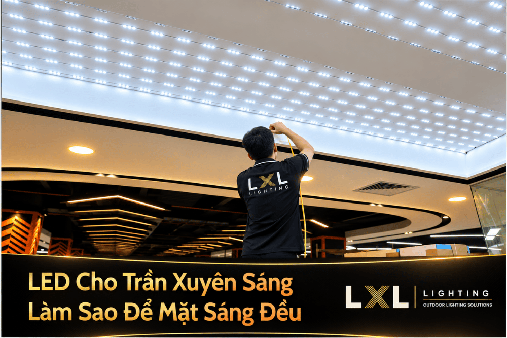 LED Cho Trần Xuyên Sáng – Làm Sao Để Mặt Sáng Đều