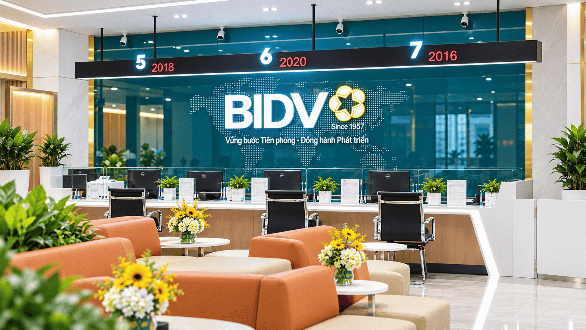 Đèn Nhôm Profile Cho Quầy Giao Dịch BIDV