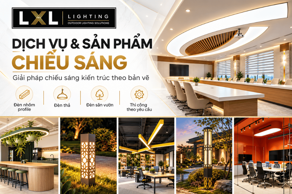 Dịch vụ & Sản phẩm chiếu sáng | LXL Lighting