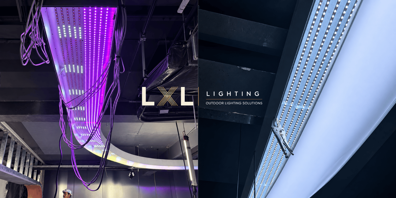 lắp led Đèn Nhôm Trần Xuyên Sáng Uốn Cong: