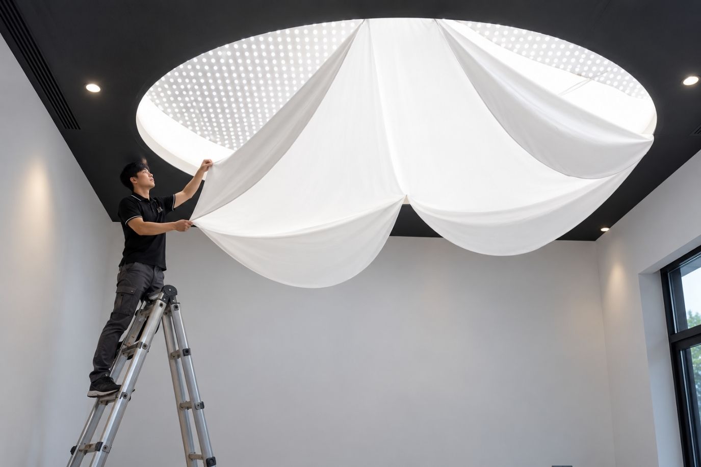 Quy trình sản xuất đèn trần xuyên sáng tại LXL Lighting – Đèn Trần Xuyên Sáng Theo Bản Vẽ CAD/3D – Từ