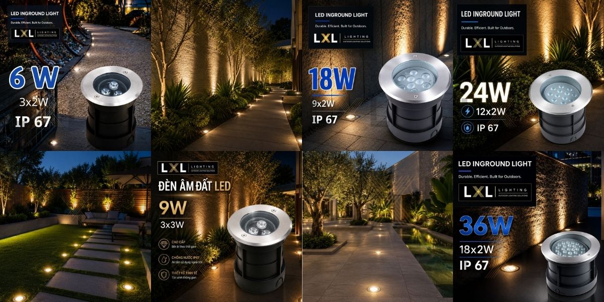 Đèn Âm Đất lxl lighting