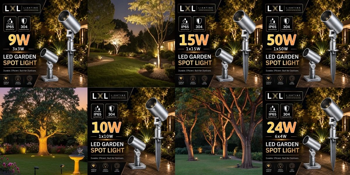 Đèn LED Garden Spot Light ( Đèn chiếu cây, đèn chiếu cột
