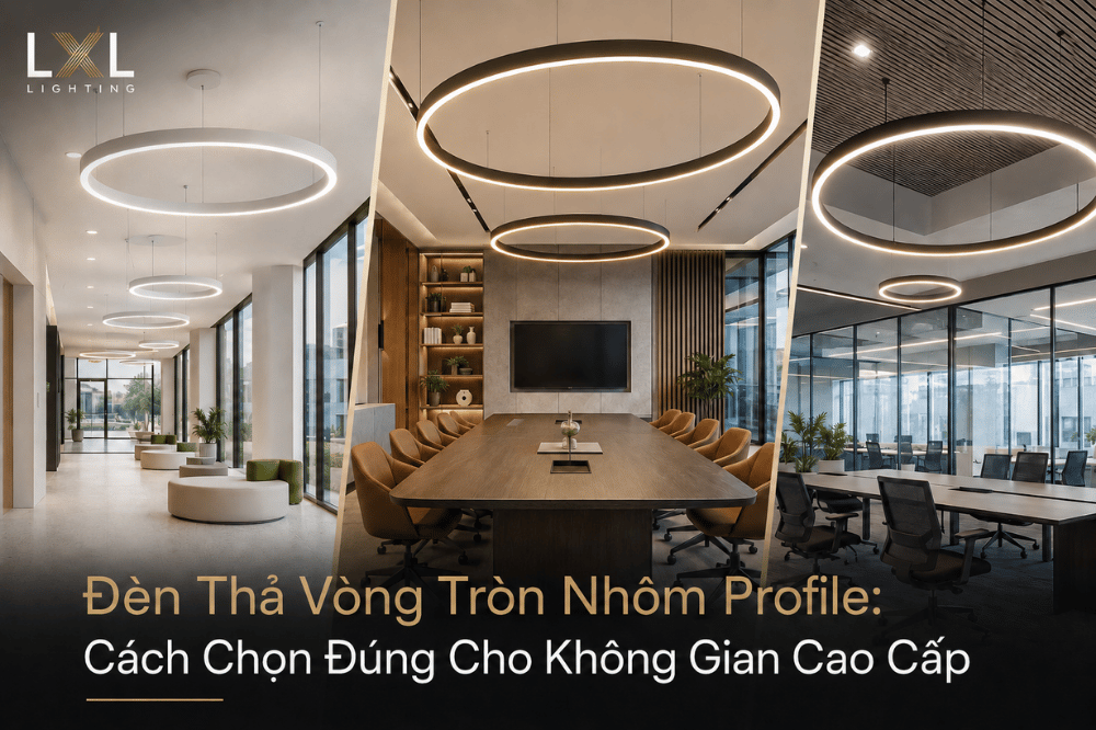 Đèn nhôm profile Vòng Tròn Ring