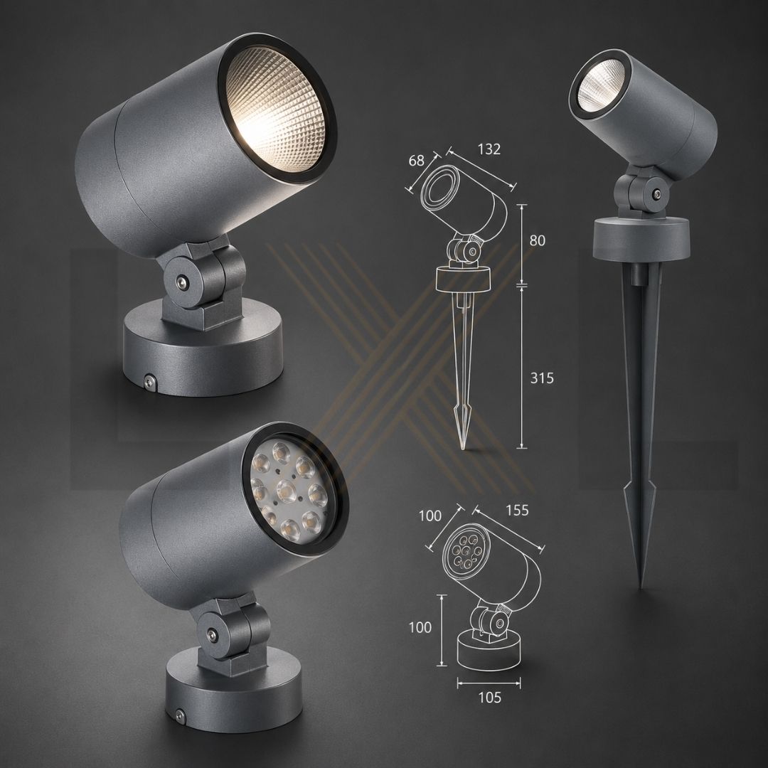 Đèn LED Garden Spot Light ( Đèn chiếu cây, đèn chiếu cột)