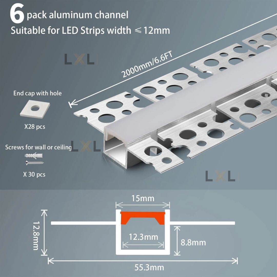 Đèn led thanh nhôm Ziczac ( giấu viền )