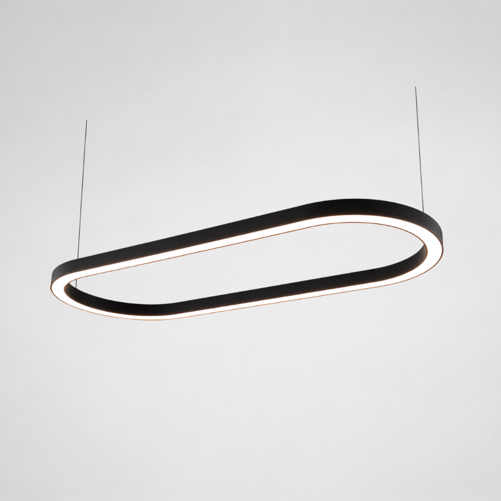 Đèn Thả Hình Oval Nhôm Profile