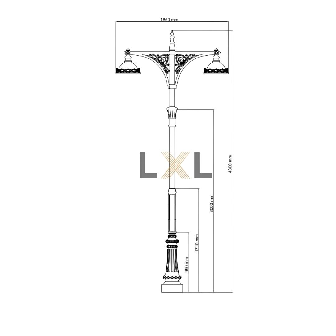 Cột Đèn Đường Cảnh Quan LXL Boulevard