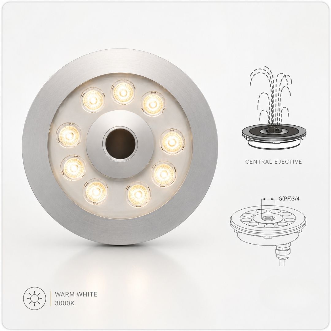 Đèn Âm Nước Bánh Xe LXL-FT0902C 18W