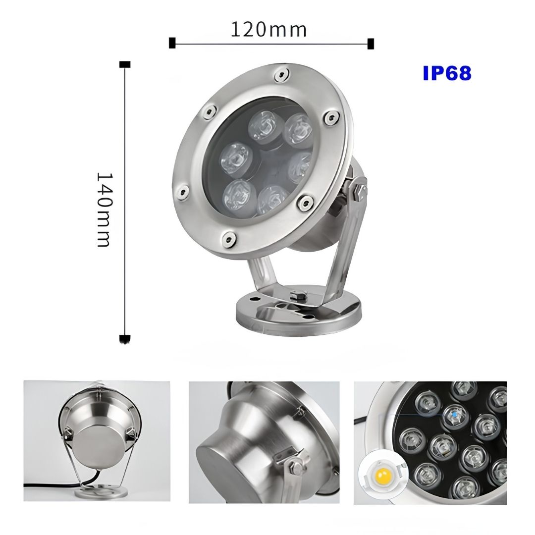 Đèn led âm nước LXL-UG821-6W