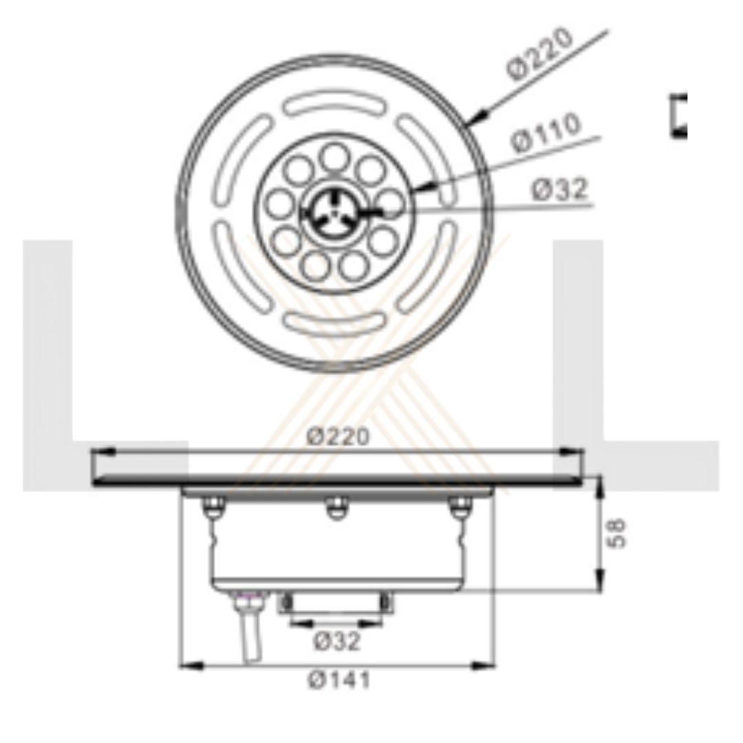 Đèn Âm Nước Bánh Xe LXL-FT0601 - 9W
