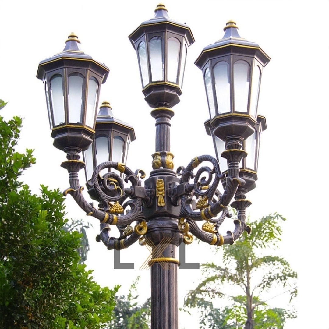 Cột Đèn Cảnh Quan 5 Đầu LXL Versailles