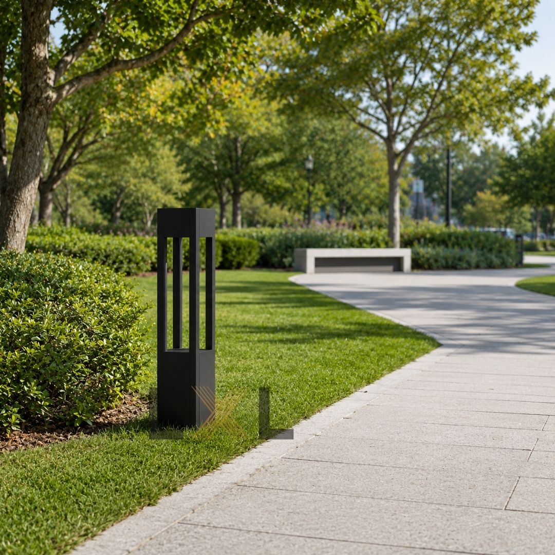 Đèn Bollard Trụ vuông 4 hướng LL09