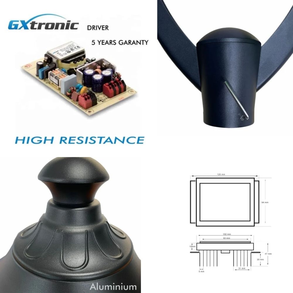Đèn Cột sân vườn LXL-SV009