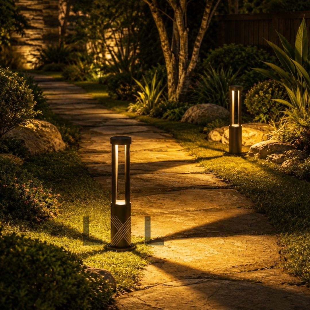Đèn Bollard Trụ Tròn 4 hướng LL07