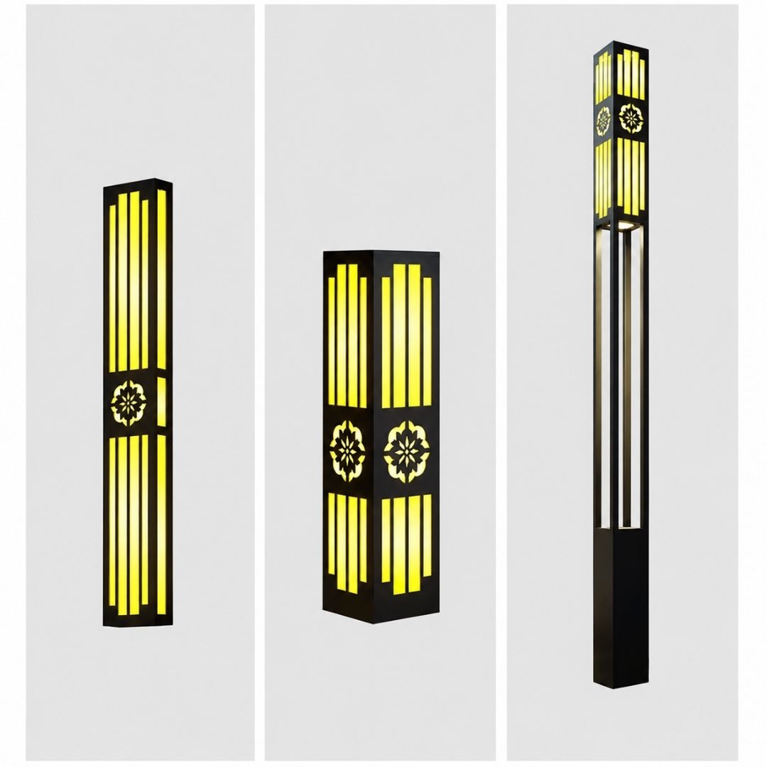 Đèn Cột Cảnh Quan LXL Bamboo Groove  — CNC LXL22