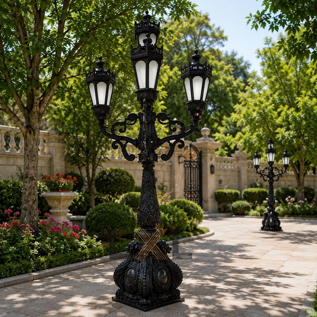 Cột Đèn Cảnh Quan 5 Đầu LXL Palazzo