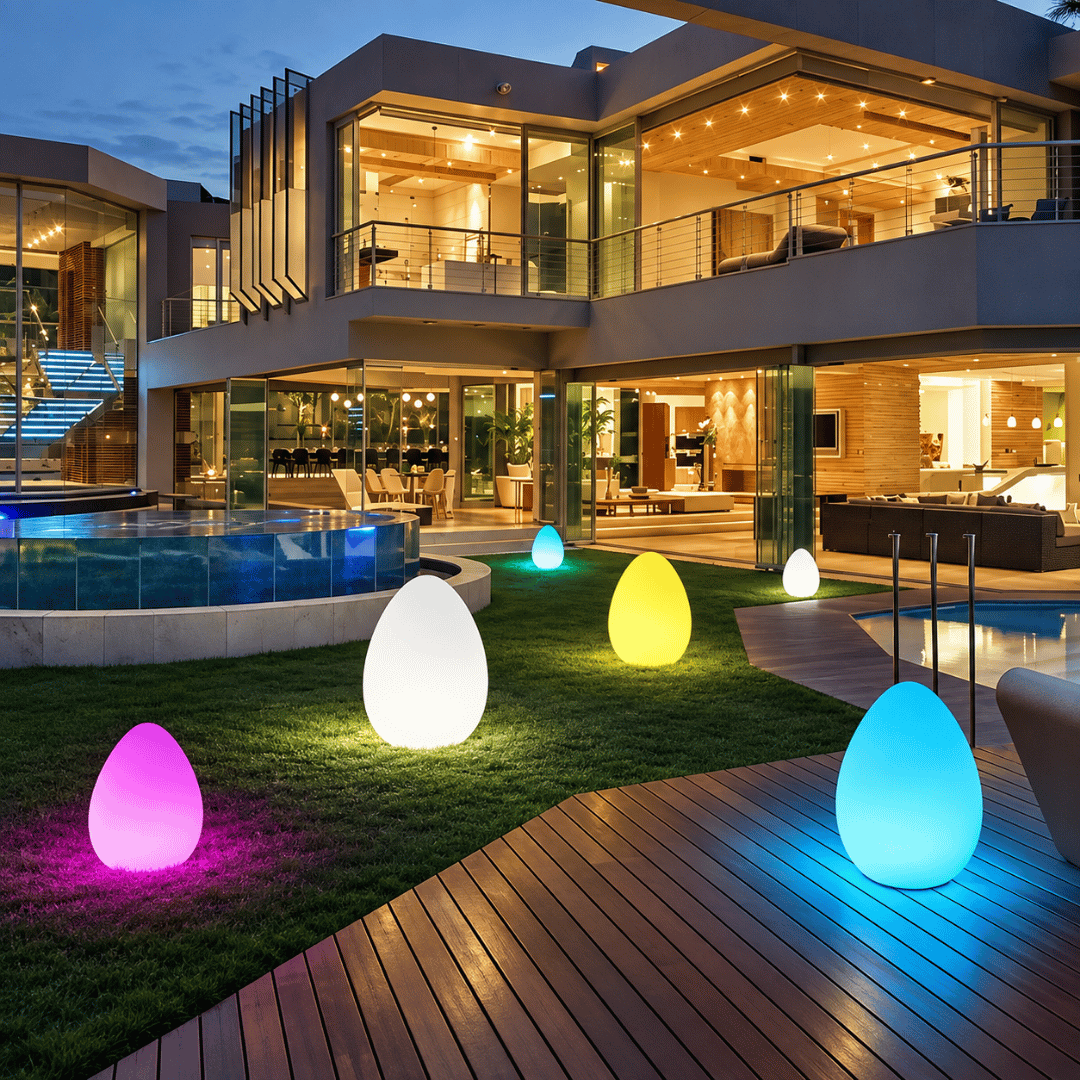 Đèn Quả Trứng Trang Trí Cảnh Quan LL-DC03