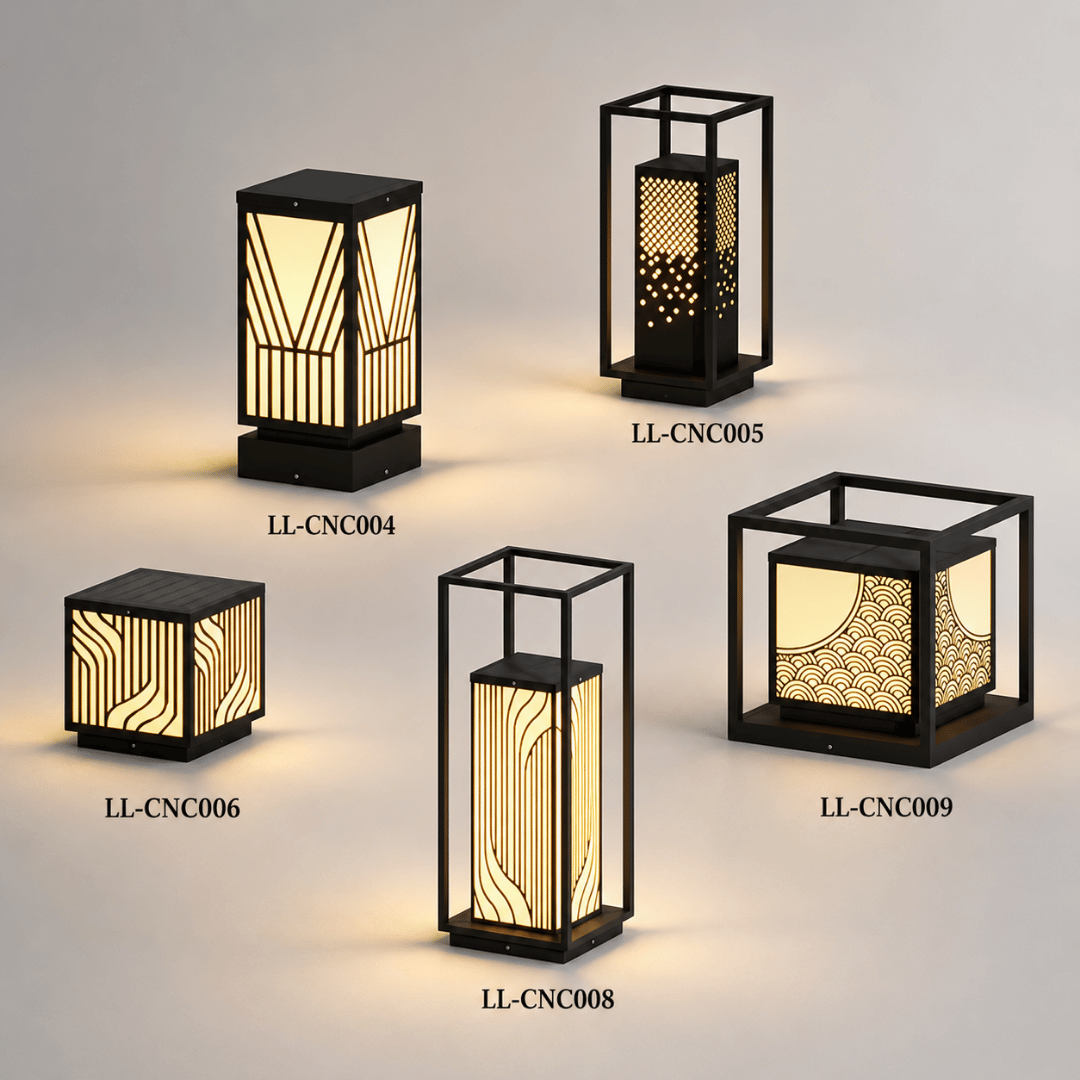 Đèn trụ cổng ngoài trời LL-CNC004 | LXL Lighting