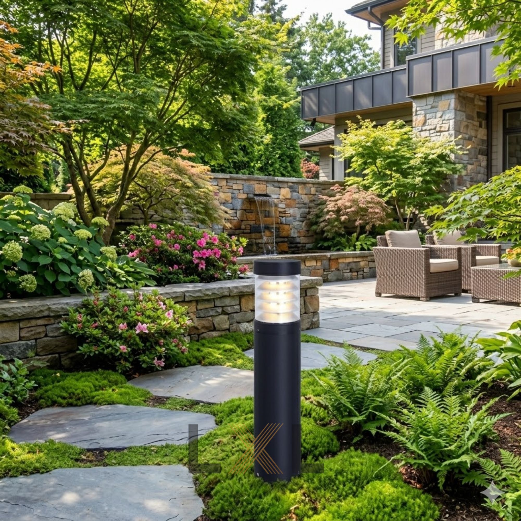 Đèn Bollard Trụ Tròn Louver  LL05