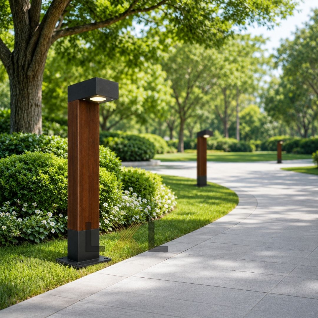 Đèn Bollard Thân Gỗ LL20