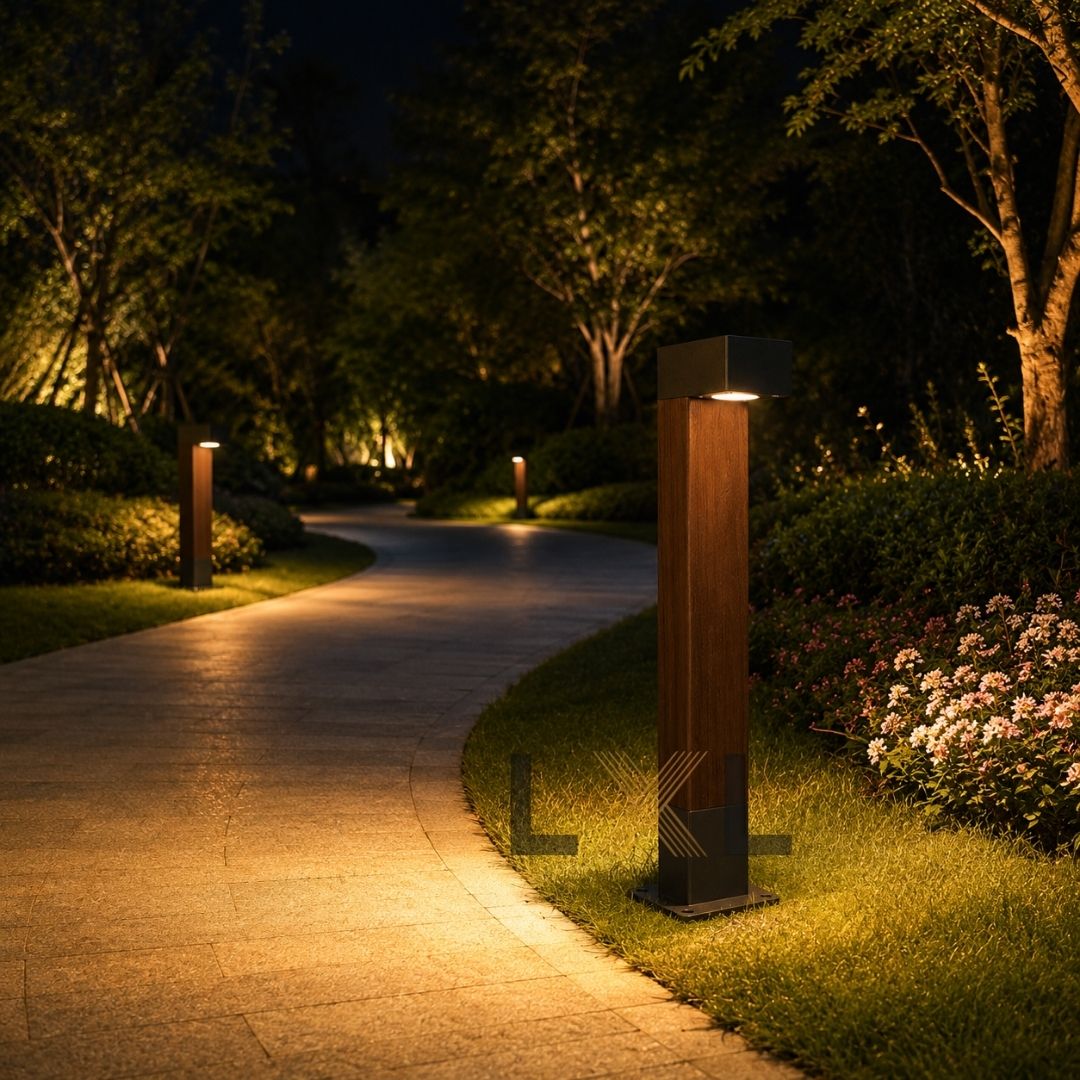 Đèn Bollard Thân Gỗ LL20