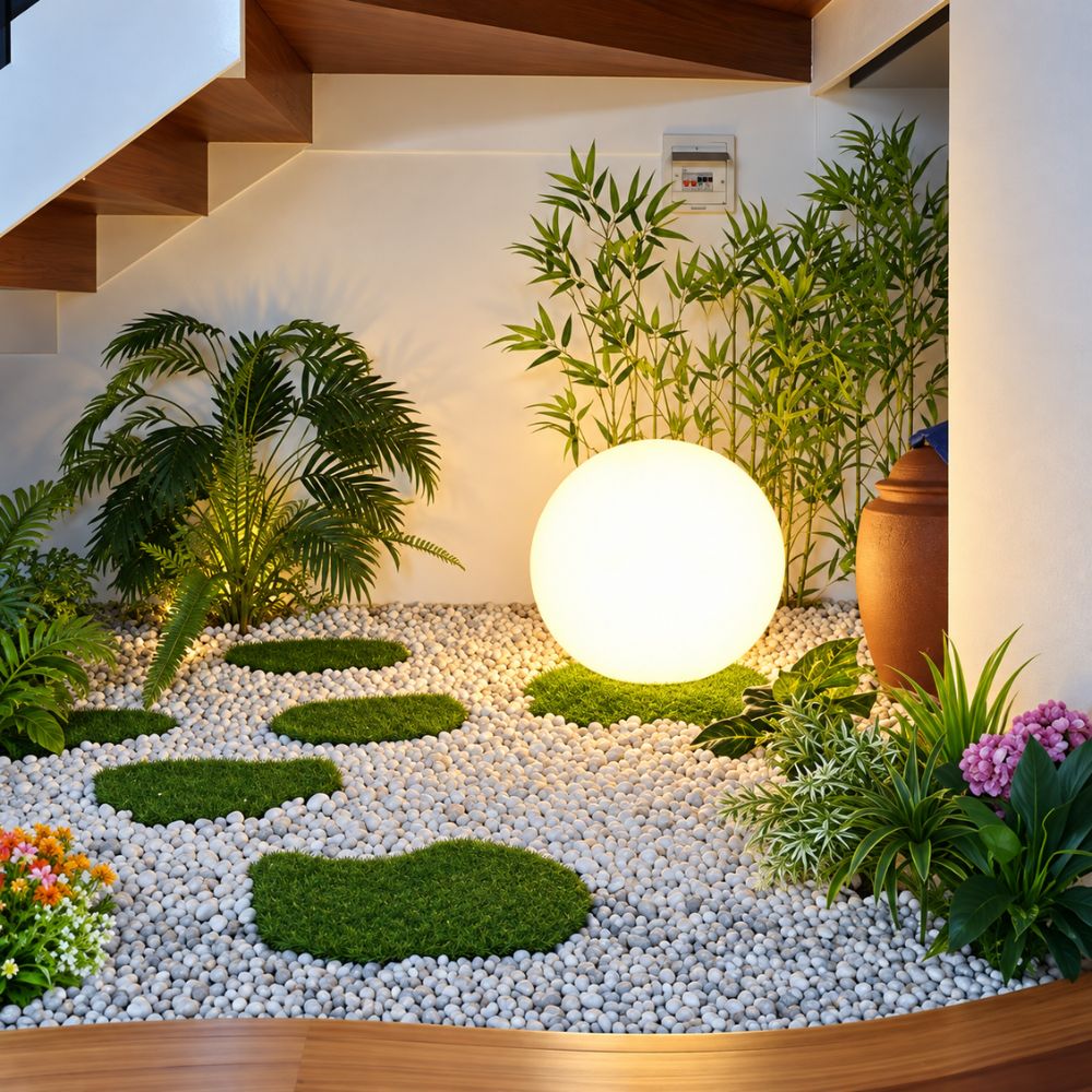 Đèn Cầu Sân Vườn mặt trăng LL-DC01