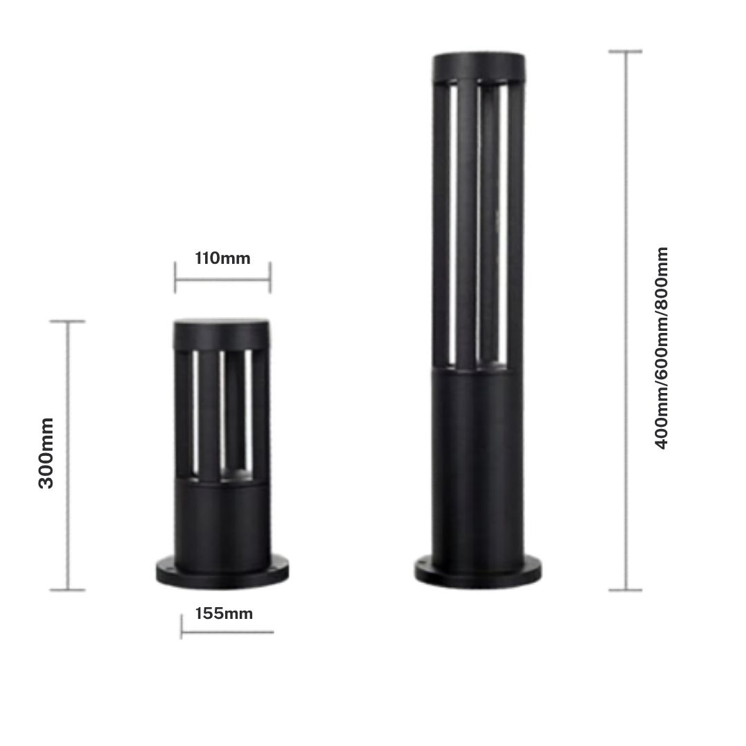 Đèn Bollard Trụ Tròn 4 hướng LL07