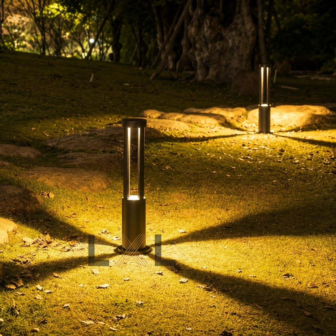 Đèn Bollard Trụ Tròn 4 hướng LL07