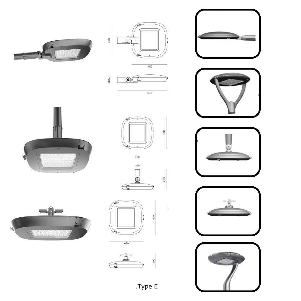 Đèn Cột sân vườn LXL-SV008