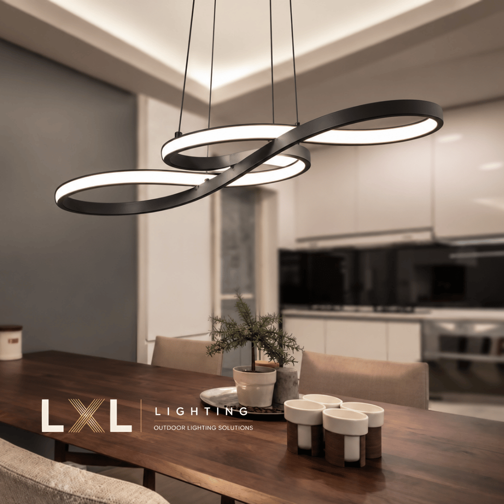 Đèn Thả Nhôm Profile Uốn Cong Vòng Xoắn