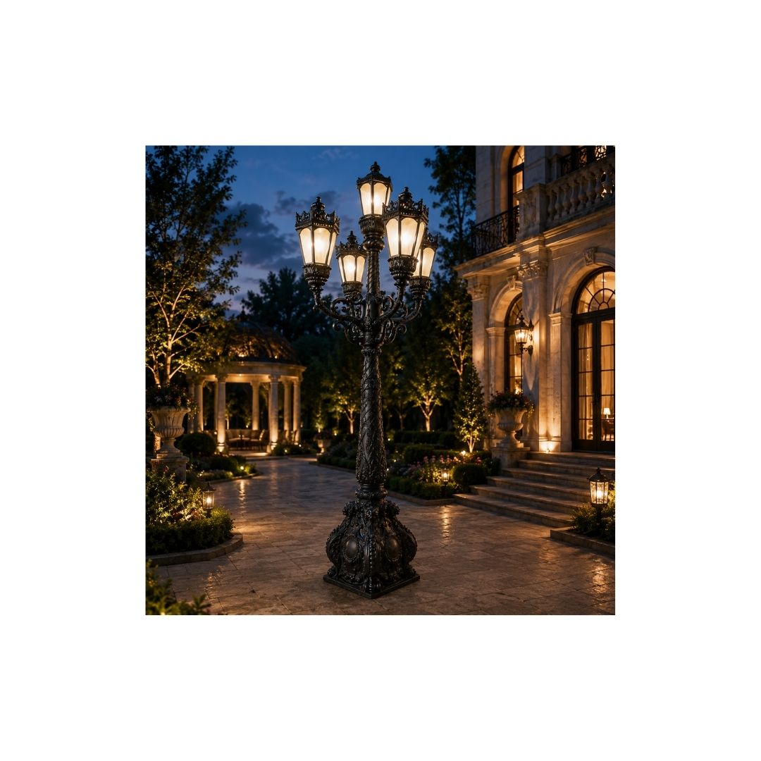 Cột Đèn Cảnh Quan 5 Đầu LXL Palazzo