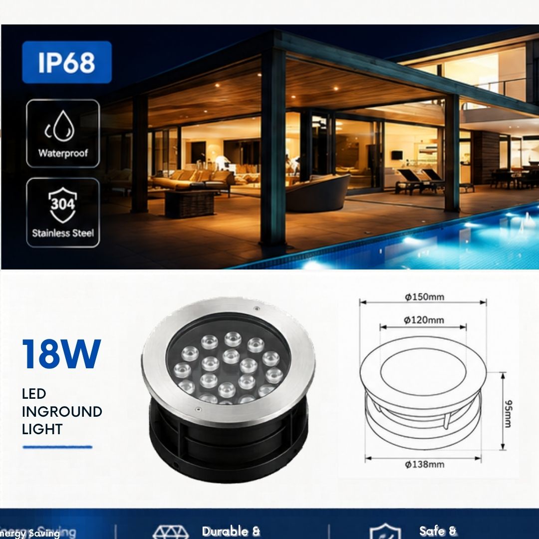 Đèn led âm nước LXL-UW01-18W