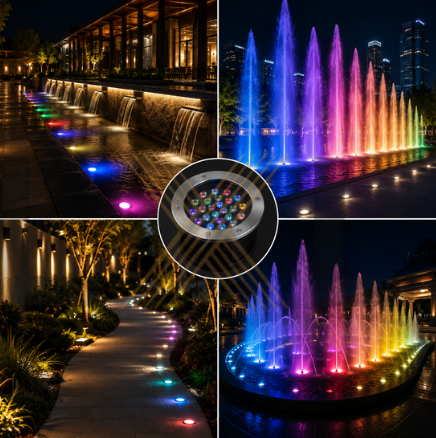 Đèn led âm nước LXL-UW01-18W