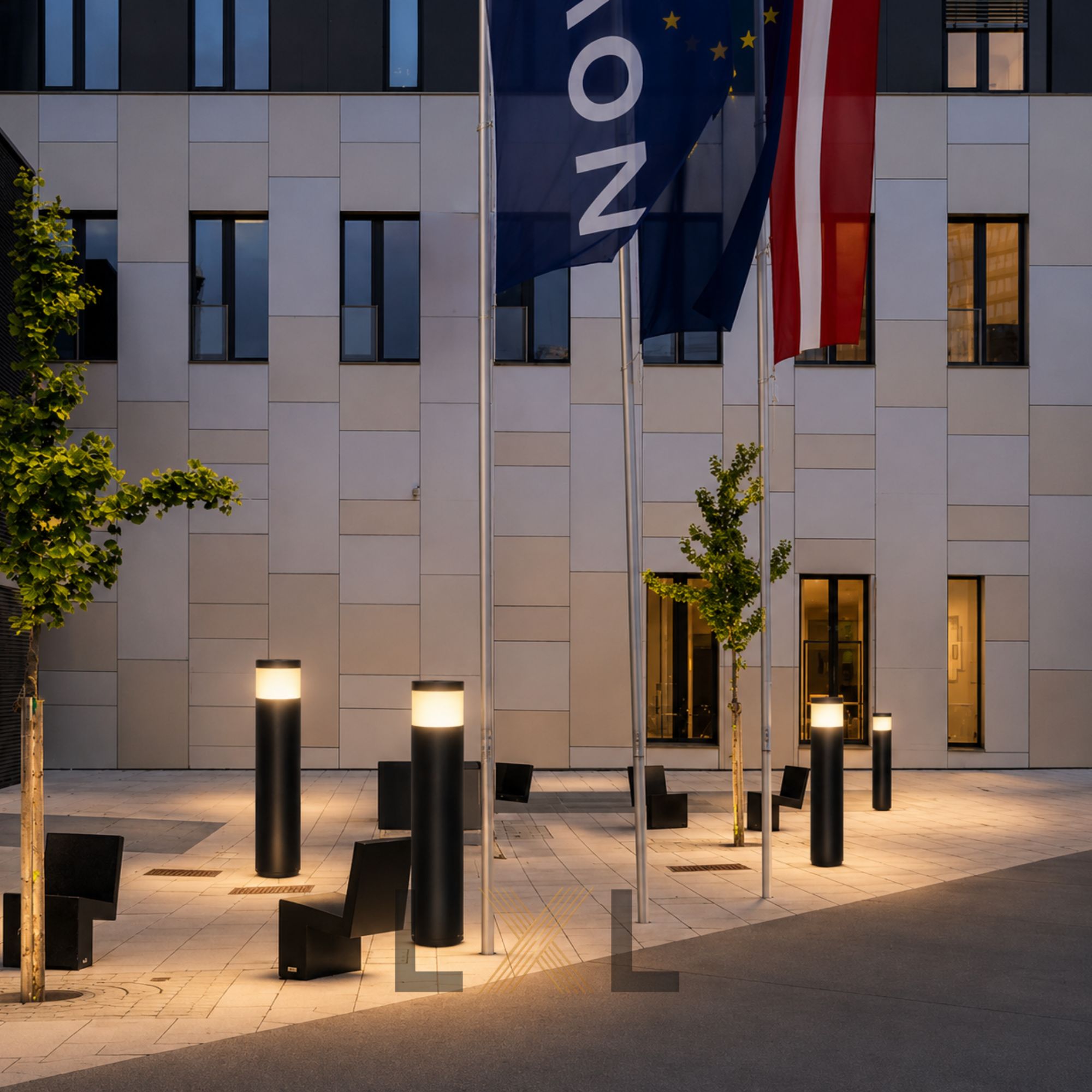 Đèn Bollard Trụ Tròn Tán  LL04