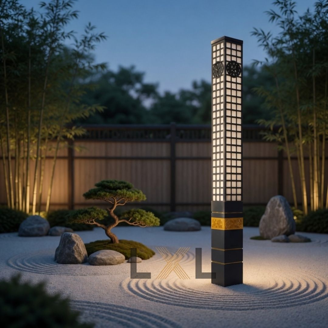 Đèn Cột Cảnh Quan LXL Asian Heritage — Điêu Khắc CNC  LXL16