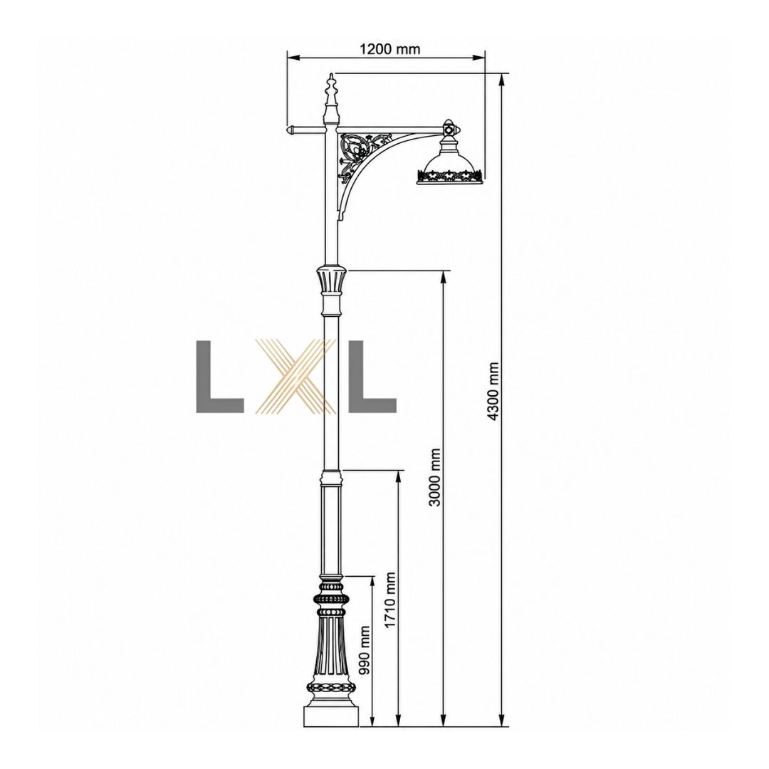 Cột Đèn Đường Cảnh Quan LXL Boulevard