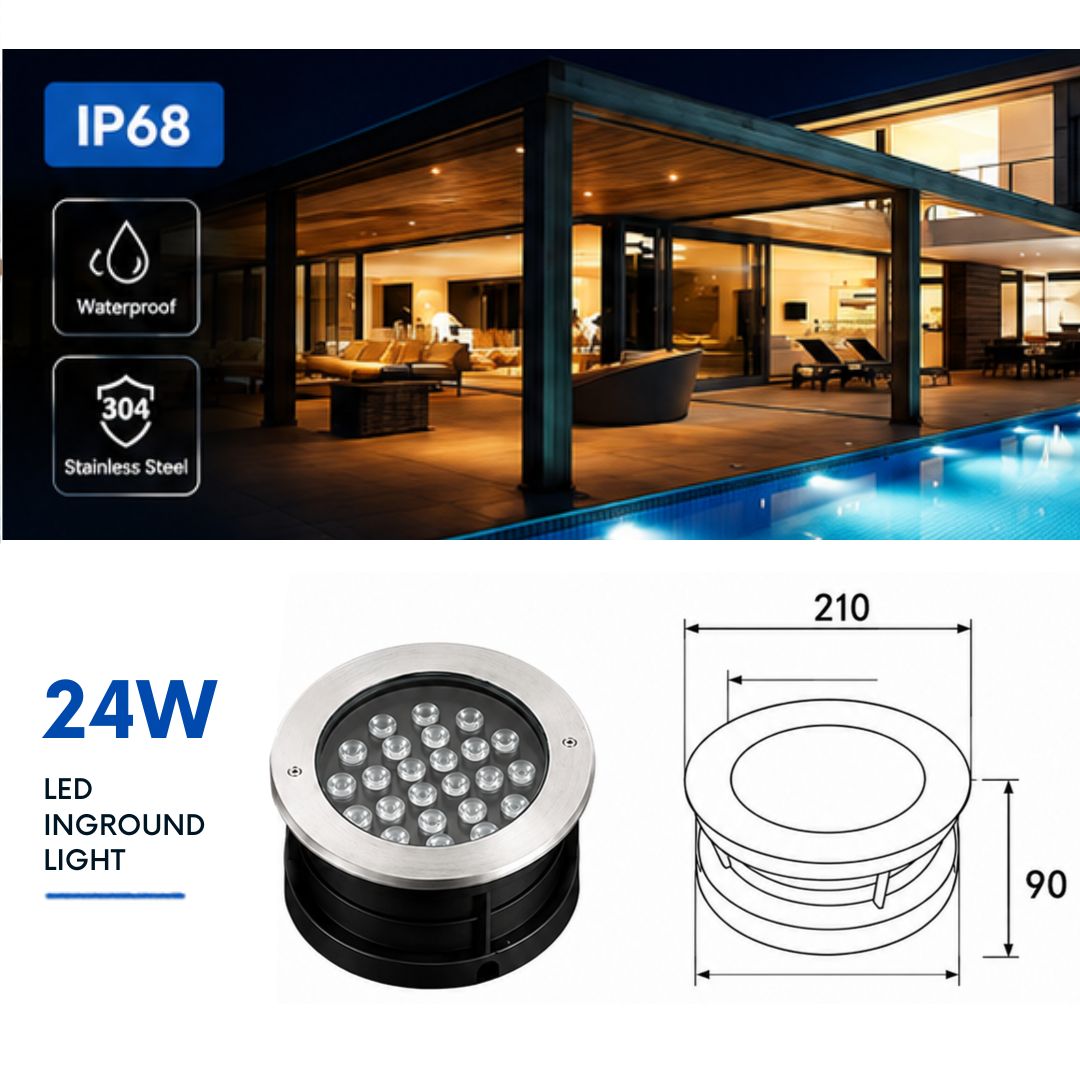 Đèn led âm nước LXL-UW01-24W
