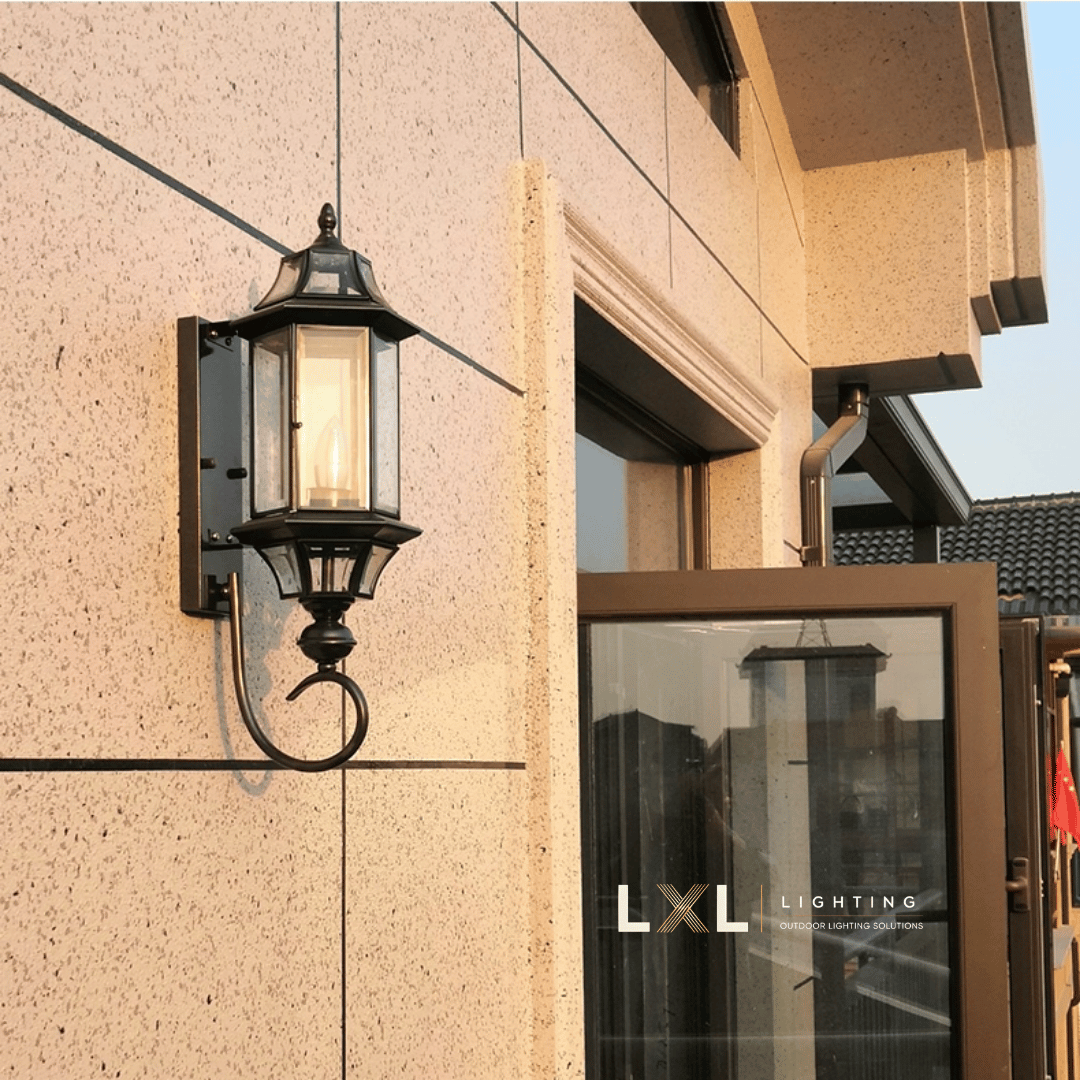 Đèn Gắn Tường Ngoài Trời Lồng Lục Giác Treo Thả LL-GT-001