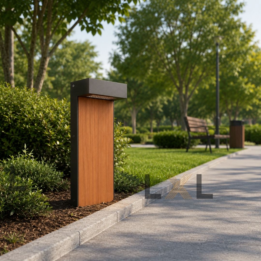Đèn Bollard Màu Gỗ LL23