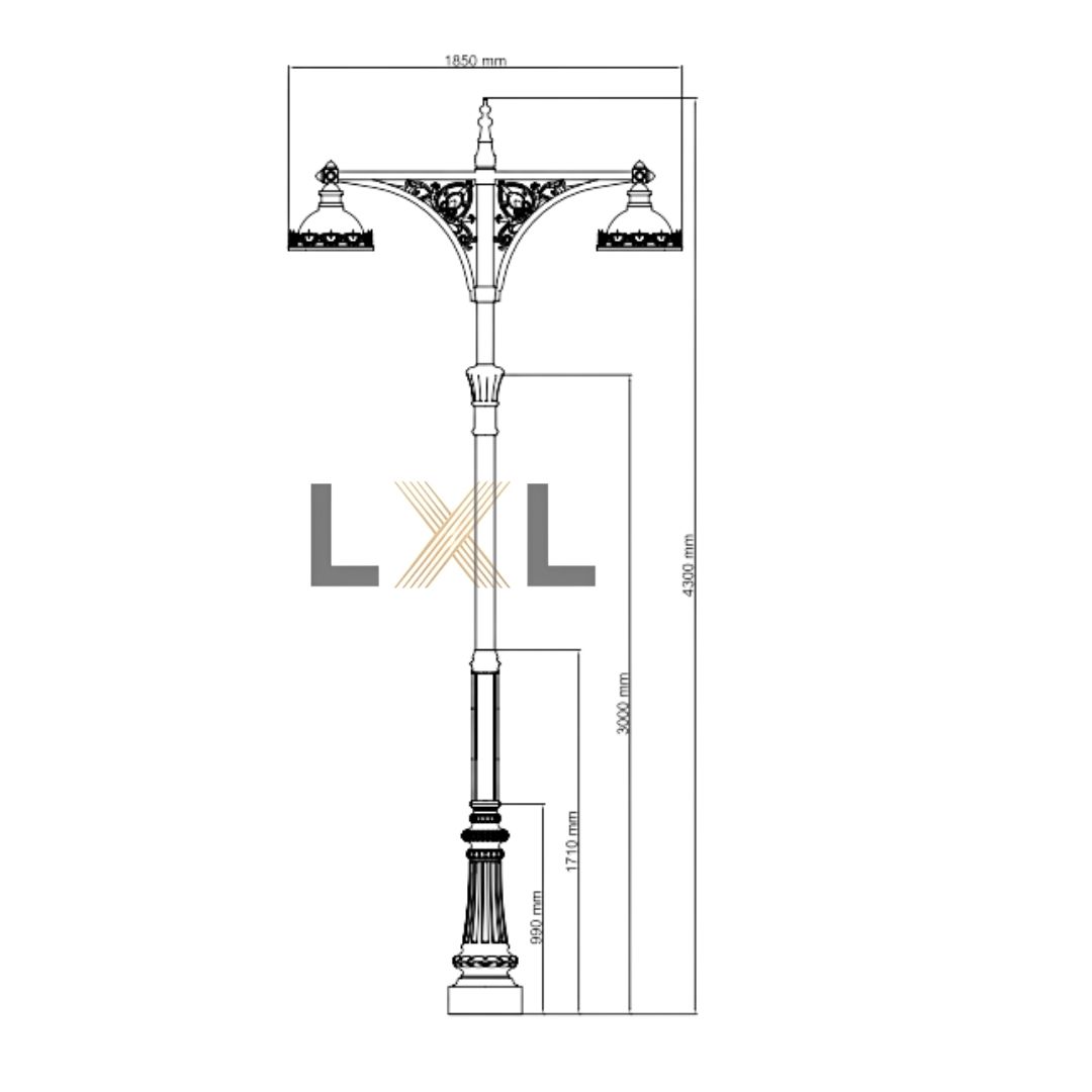 Cột Đèn Đường Cảnh Quan LXL Boulevard