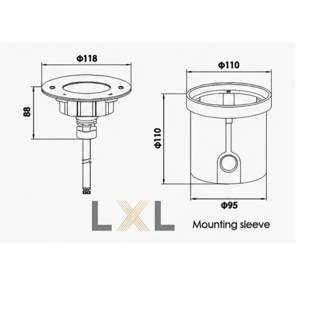 Đèn Âm Nước LXL 94631 -3W