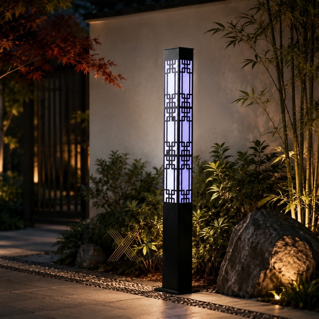 Đèn Cột Cảnh Quan LXL — CNC Hoa Văn Thọ  LXL28