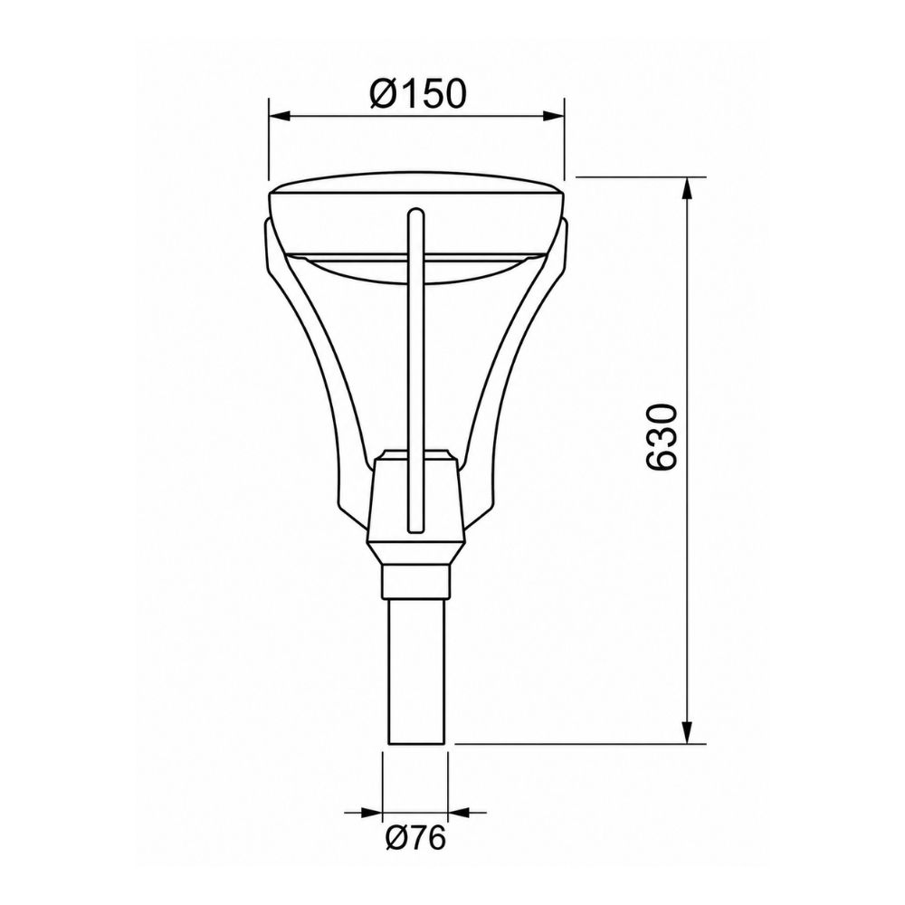 Đèn Cột Cảnh Quan Tulip LXL-SV015