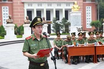 Học viện An ninh nhân dân tổ chức Hội thi cán bộ trung đội giỏi